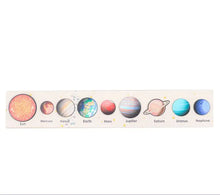 Load image into Gallery viewer, Wooden Solar System Puzzle
