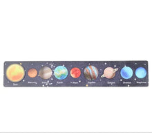 Load image into Gallery viewer, Wooden Solar System Puzzle
